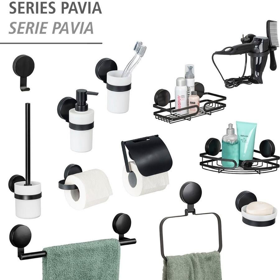 Wenko Badkamerrekje Static-Loc Plus Pavia Badkamerplanchet bevestigen zonder boren - Foto 2