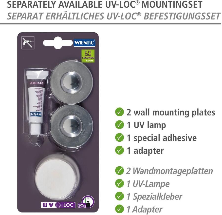 Wenko Badkamerrekje Trestina Hoekrek 2 etages - Foto 3