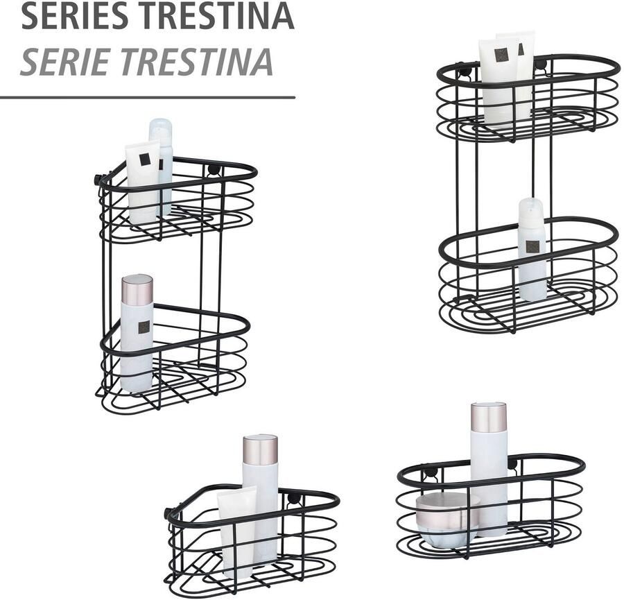 Wenko Badkamerrekje Trestina 2 etages van roestvrij edelstaal - Foto 6