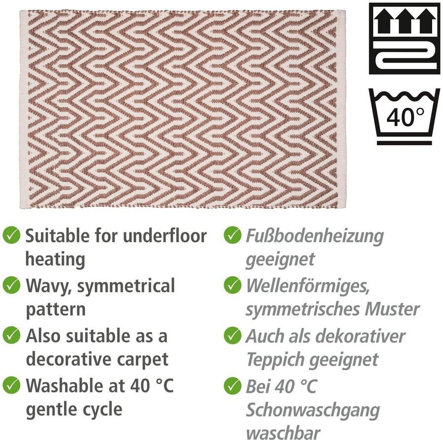 Wenko Badmat Altai BxL: 50 x 80 cm (1 stuk)