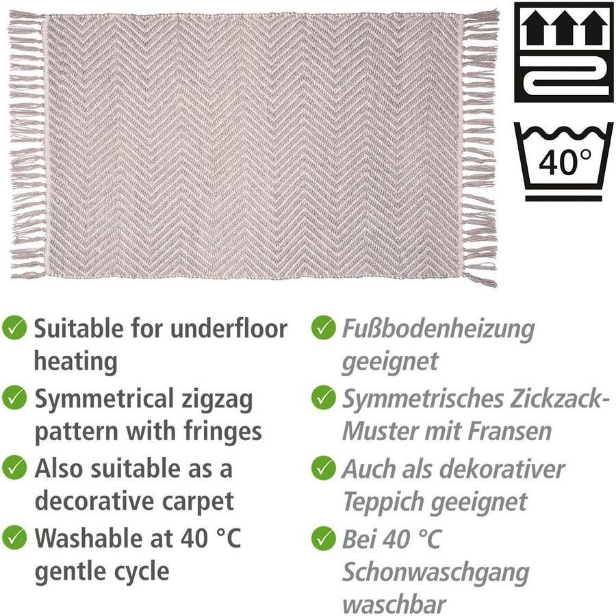 Wenko Badmat Gata BxL: 50 x 80 cm (1 stuk)