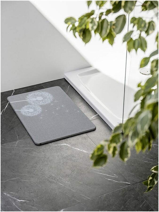 Wenko Badmat Model Astera antislip sterk waterabsorberend van kiezelgur (1 stuk) - Foto 6