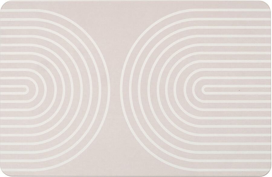 Wenko Badmat Model Nazca antislip sterk waterabsorberend van kiezelgur (1 stuk) - Foto 9