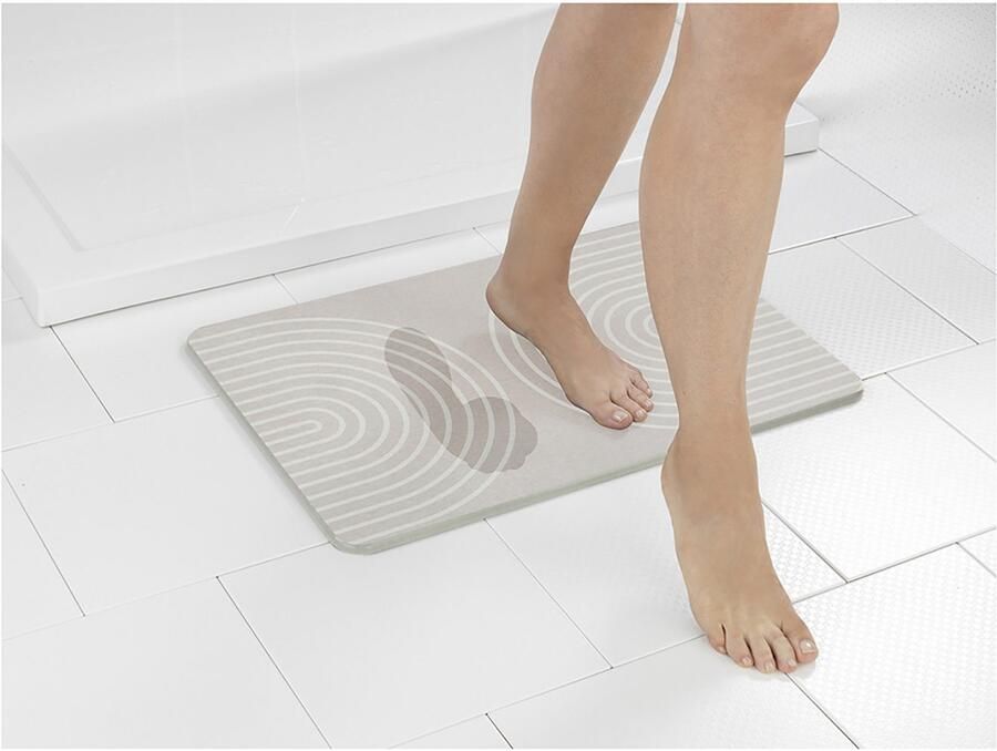 Wenko Badmat Model Nazca antislip sterk waterabsorberend van kiezelgur (1 stuk) - Foto 4