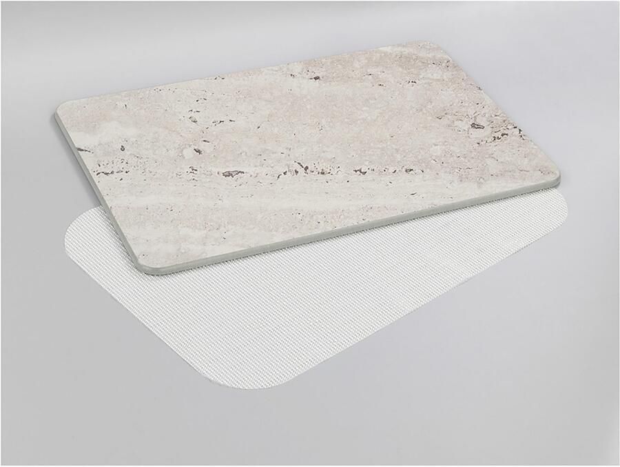 Wenko Badmat Model Puna antislip sterk waterabsorberend van kiezelgur (1 stuk) - Foto 5