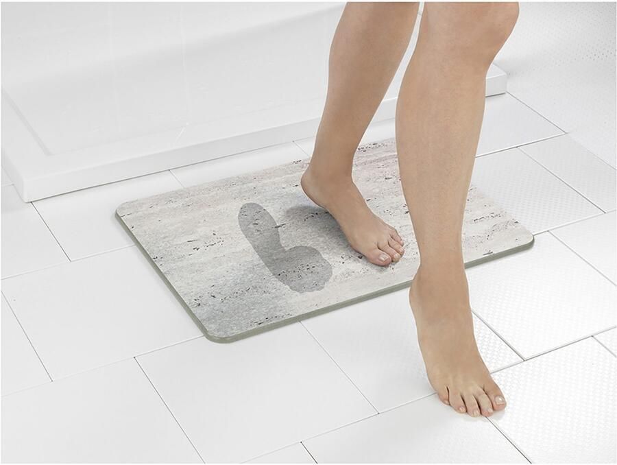 Wenko Badmat Model Puna antislip sterk waterabsorberend van kiezelgur (1 stuk) - Foto 4