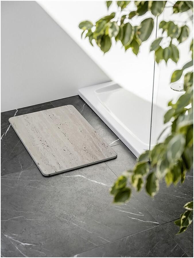 Wenko Badmat Model Puna antislip sterk waterabsorberend van kiezelgur (1 stuk) - Foto 6