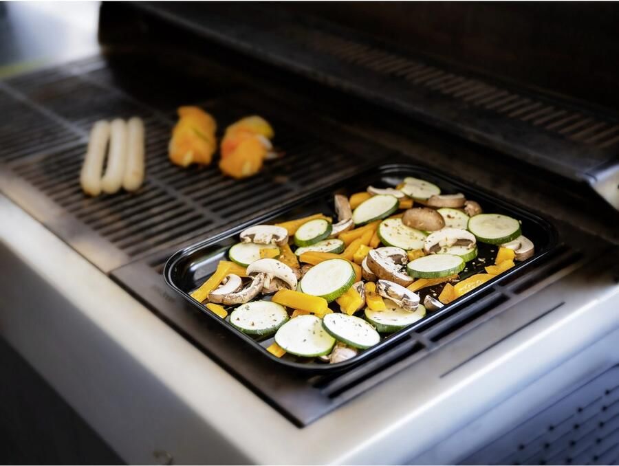 Wenko Barbecueschaal Model Luca herbruikbaar hittebestendig tot 220 °c met anti-aanbaklaag (2 stuks) - Foto 2