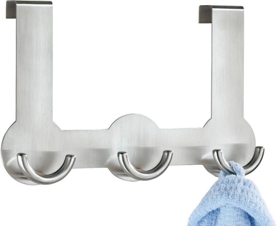 Wenko Deurhaak Model Rondo Deurkapstok hakenlijst met 3 haken voor een deursparing van 2 cm - Foto 2