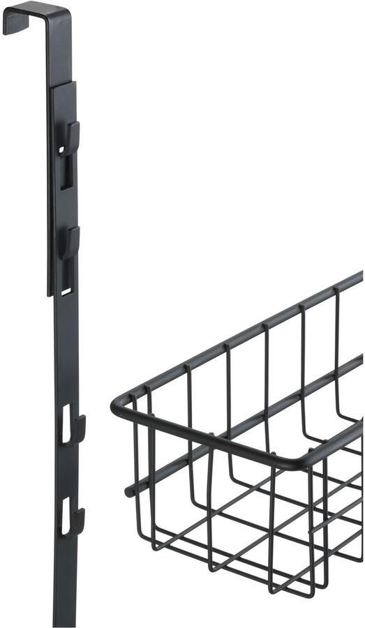 Wenko Deurrekje voor het ophangen in badkamer & keuken extra opbergruimte industriële stijl - Foto 7