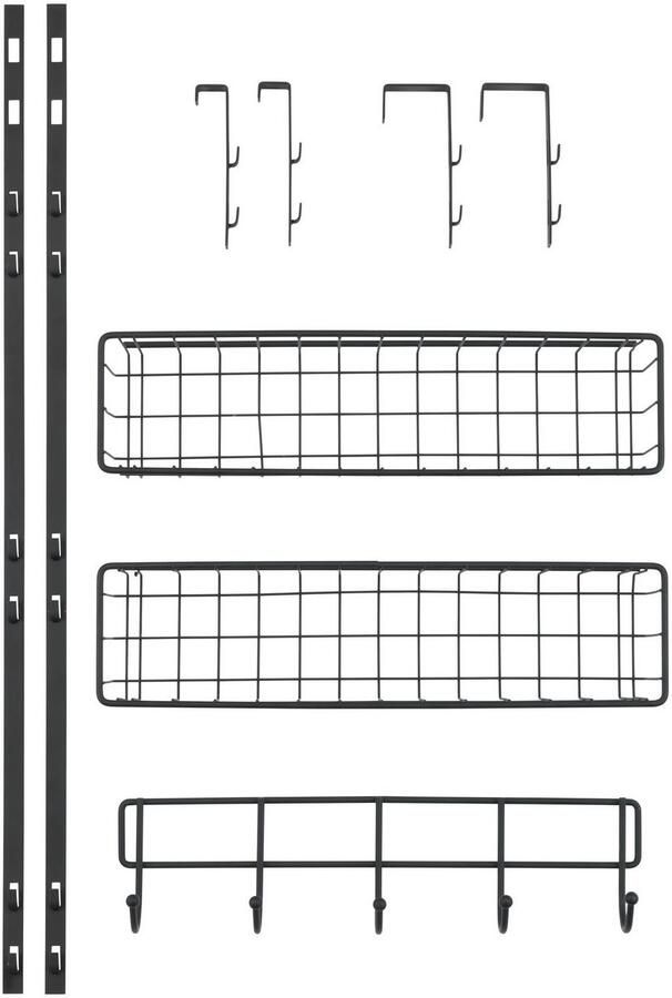 Wenko Deurrekje voor het ophangen in badkamer & keuken extra opbergruimte industriële stijl - Foto 6