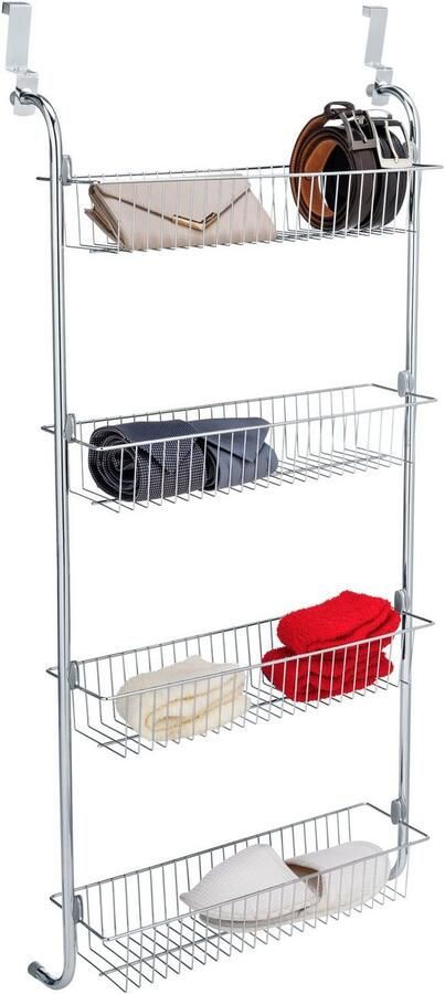 Wenko Deurrekje XL om op te hangen aan deuren metalen hangplank met 4 manden - Foto 10