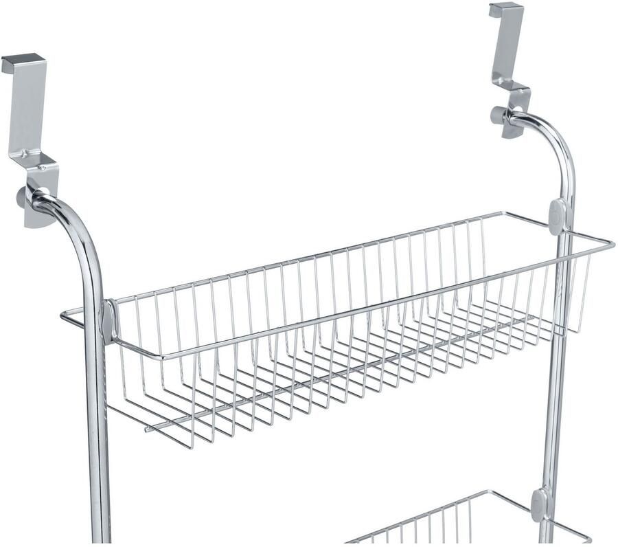 Wenko Deurrekje XL om op te hangen aan deuren metalen hangplank met 4 manden - Foto 4