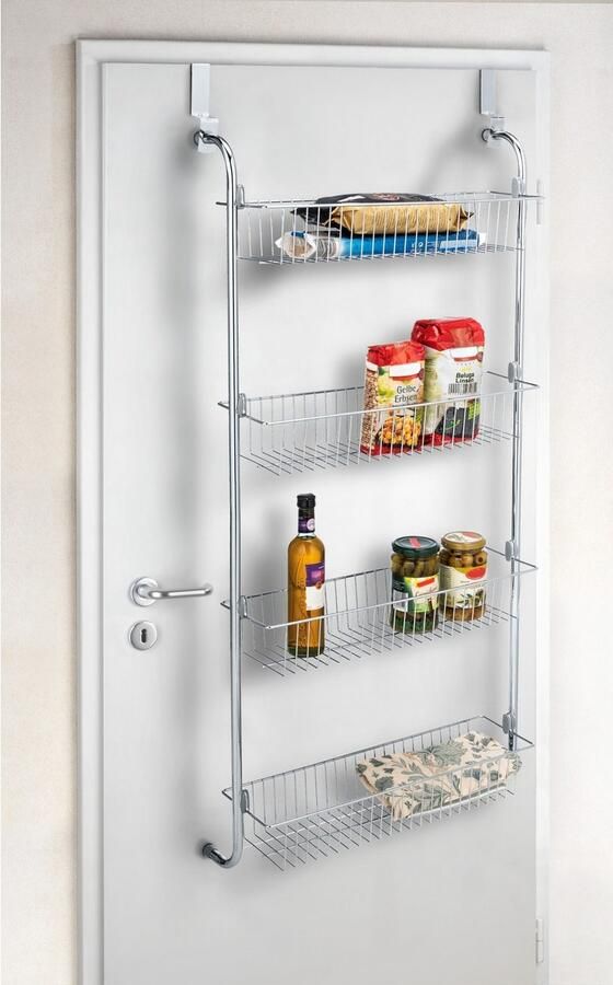 Wenko Deurrekje XL om op te hangen aan deuren metalen hangplank met 4 manden - Foto 7