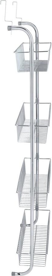 Wenko Deurrekje XL om op te hangen aan deuren metalen hangplank met 4 manden - Foto 15