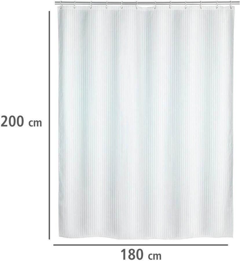Wenko Douchegordijn Paleis Hoogte 200 cm polyester. Wasbaar - Foto 3