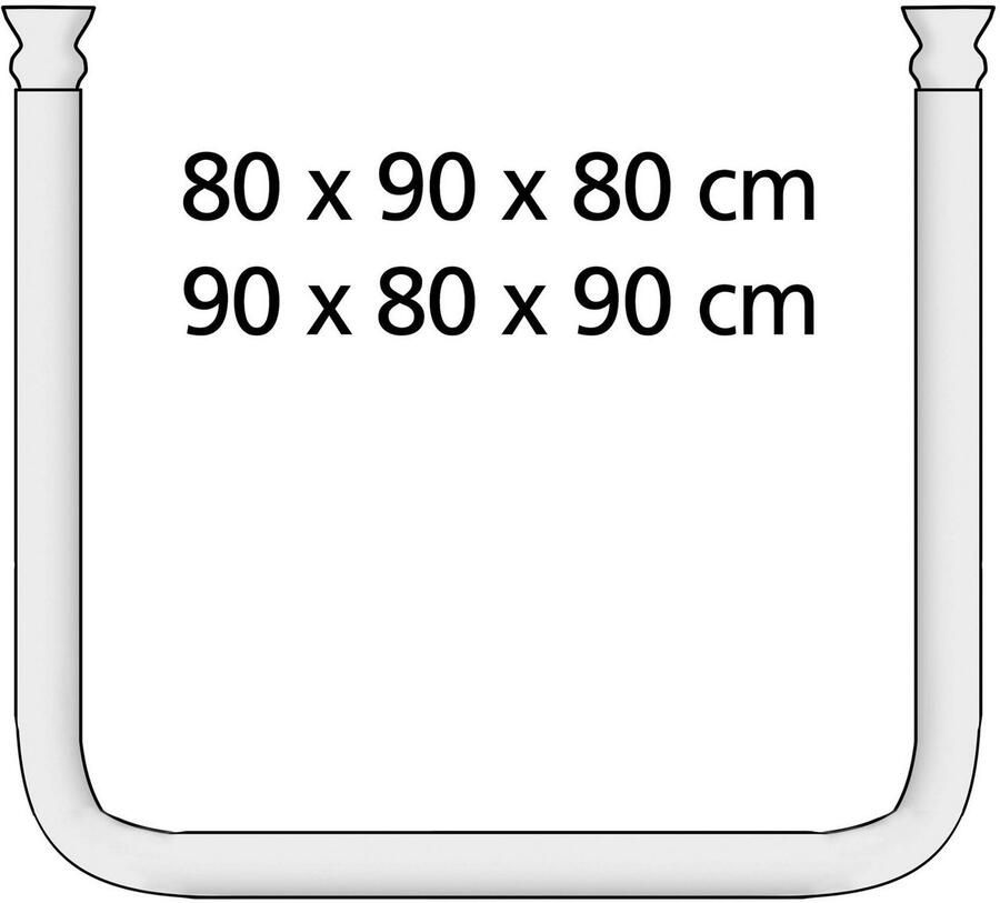 Wenko Douchegordijnstang Universeel - Foto 5