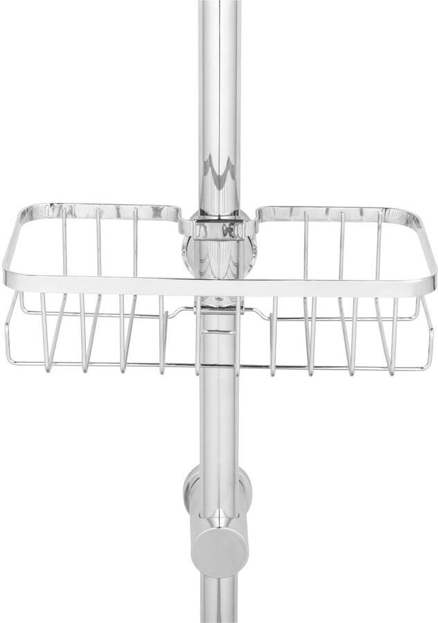 Wenko Doucherekje Douchstangencaddy Floresta vierkant Bevestiging zonder boren en schroeven - Foto 8