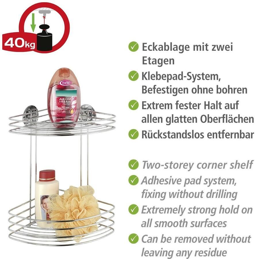 Wenko Doucherekje Hoekrek 2 verdiepingen