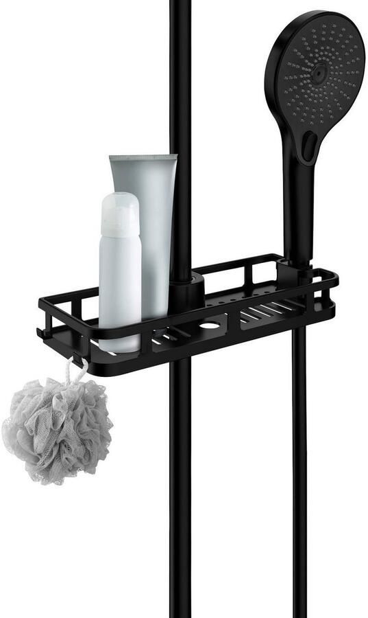 Wenko Doucherekje Libertà zwart mat Bevestiging zonder boren en schroeven - Foto 5