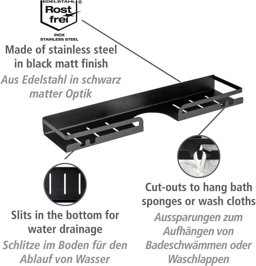 Wenko Doucherekje Turbo-Loc douchstangencaddy Altarella L - Foto 3