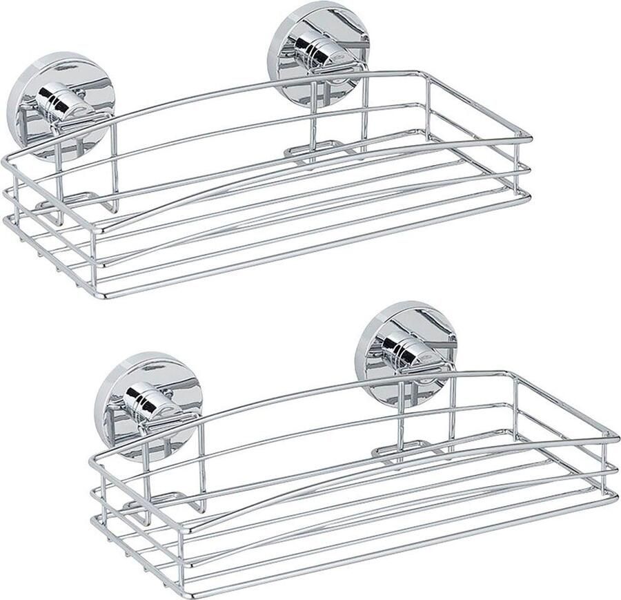 Wenko Doucherekje Vacuüm-Loc 1 mand 2 legplanken 2 haakjes (2 stuks) - Foto 3
