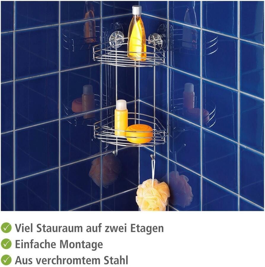 Home24 Hoekdoucherek Boro Vacuum Loc WENKO - Foto 2