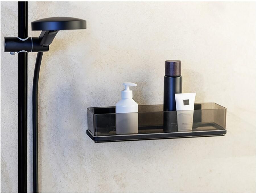 Wenko Doucherekje Vacuum-Loc model Quadro van kunststof roestvrij staal-bevestiging zonder boren - Foto 3