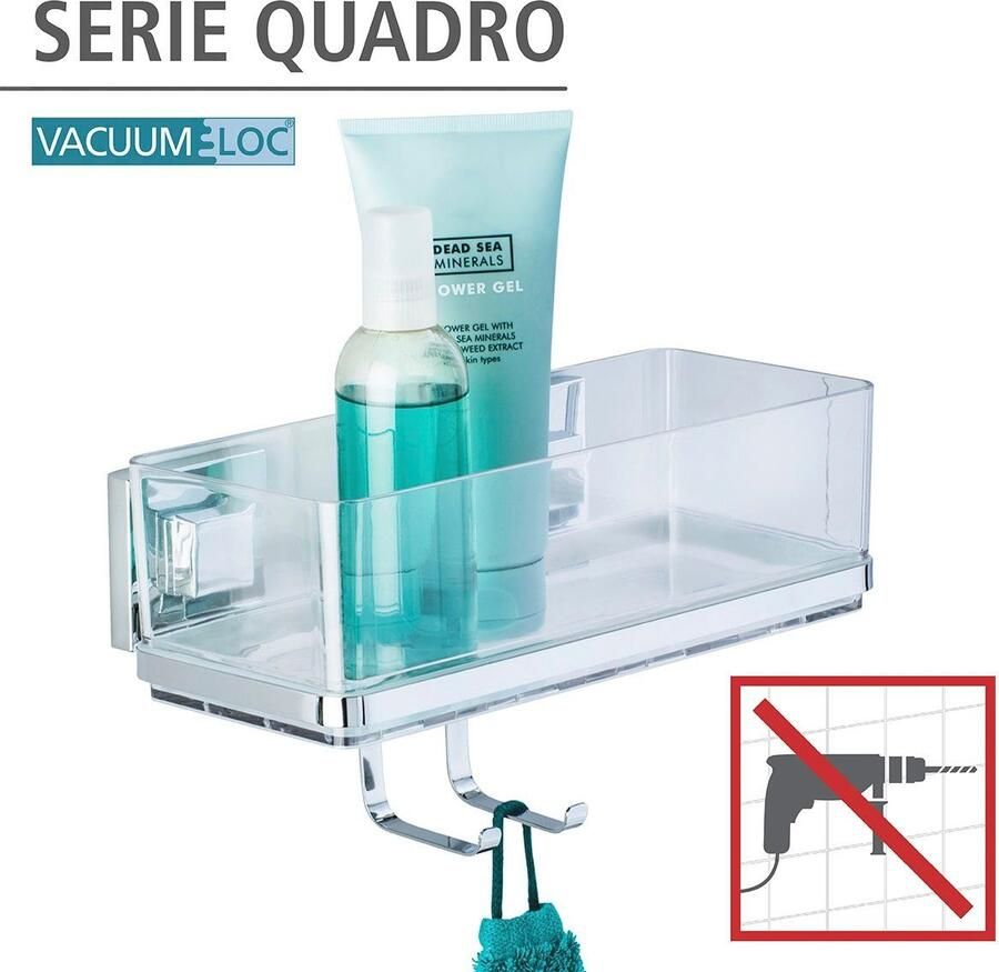 Home24 Doucherbakje Vacuum Loc Quadro II WENKO - Foto 3