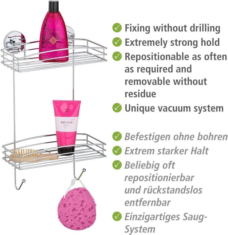 Wenko Doucherekje Wandplank 2 verdiepingen - Foto 2