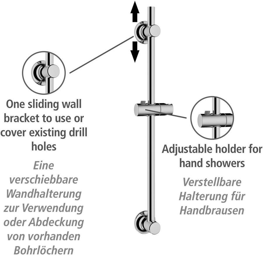 Wenko Douchestang Chroom