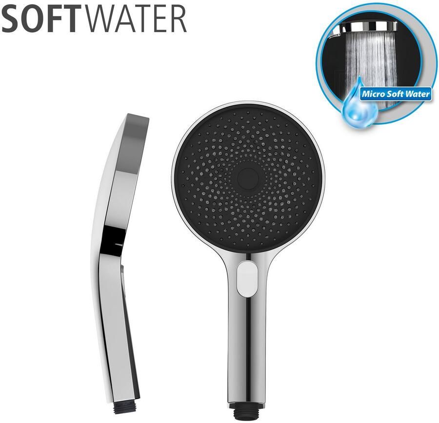 Wenko Douchestang-set Softwater Chroom lengte stang: 68 cm - Foto 5