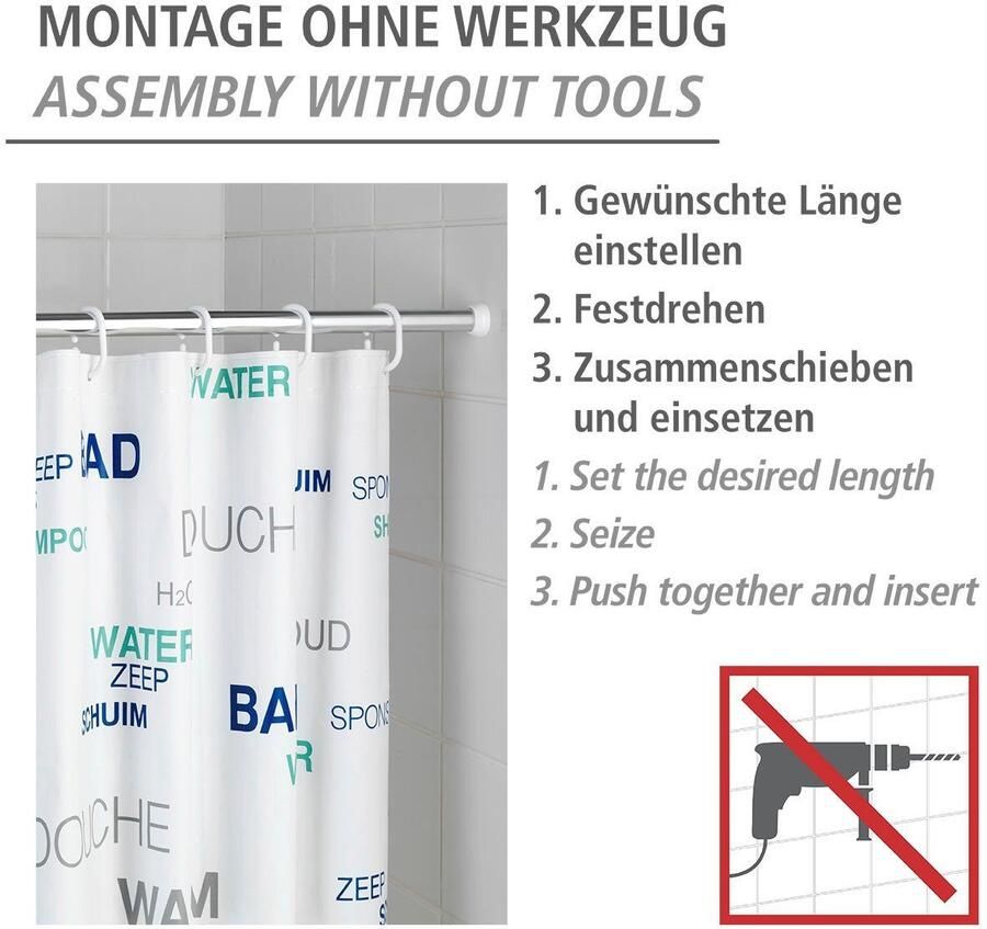 Wenko Douchestang Telescoop - Foto 2