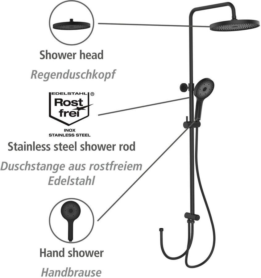 Wenko Douchesysteem Softwater eenvoudige aansluiting op bestaande kraan of wandbocht - Foto 9
