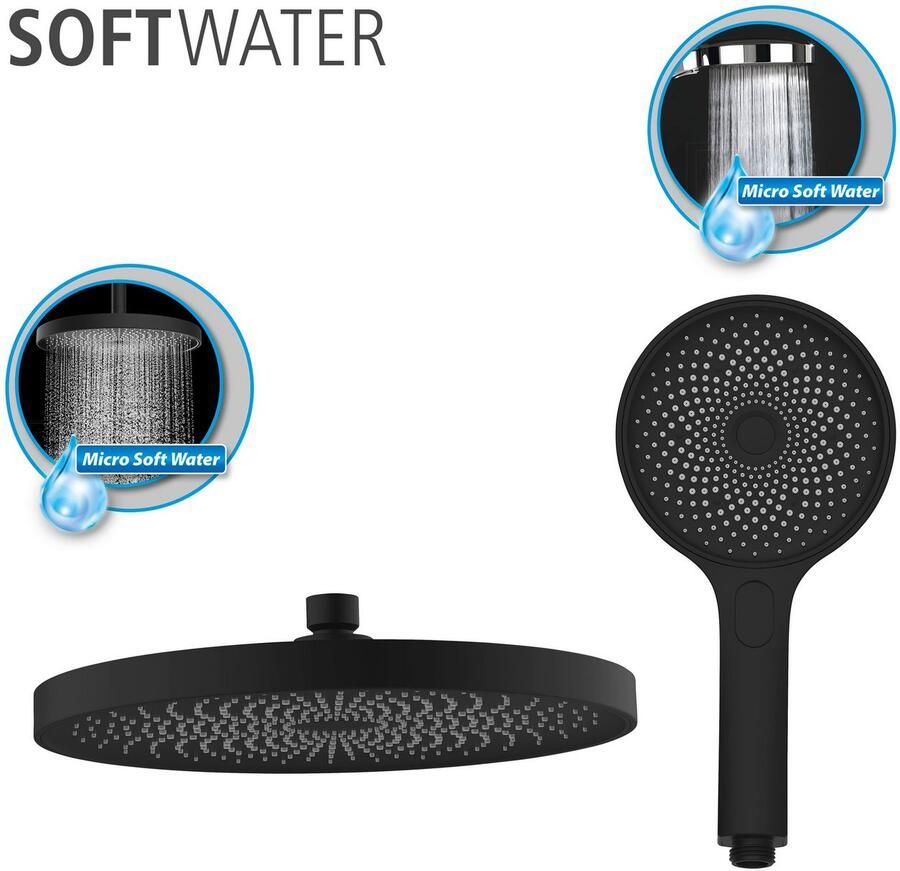 Wenko Douchesysteem Softwater eenvoudige aansluiting op bestaande kraan of wandbocht - Foto 4