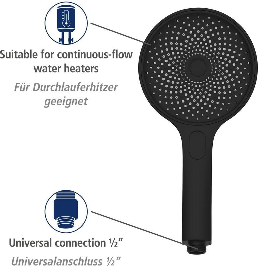 Wenko Douchesysteem Softwater eenvoudige aansluiting op bestaande kraan of wandbocht - Foto 5