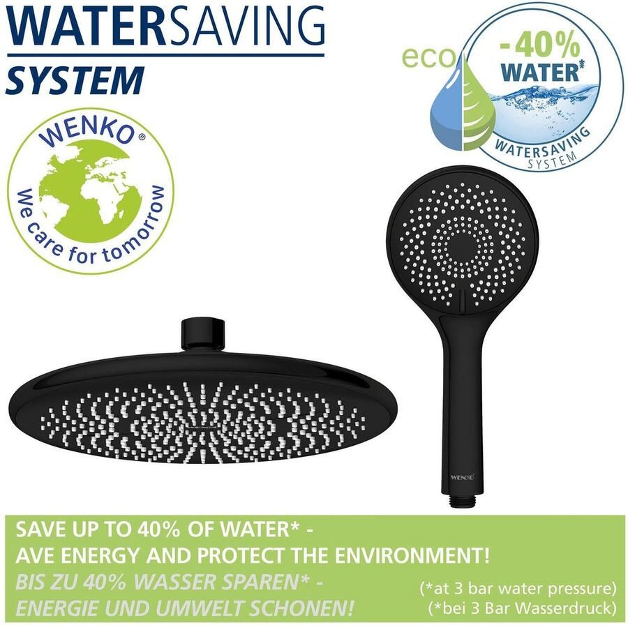 Wenko Douchesysteem Watersaving eenvoudige aansluiting op bestaande kraan of wandbocht - Foto 2