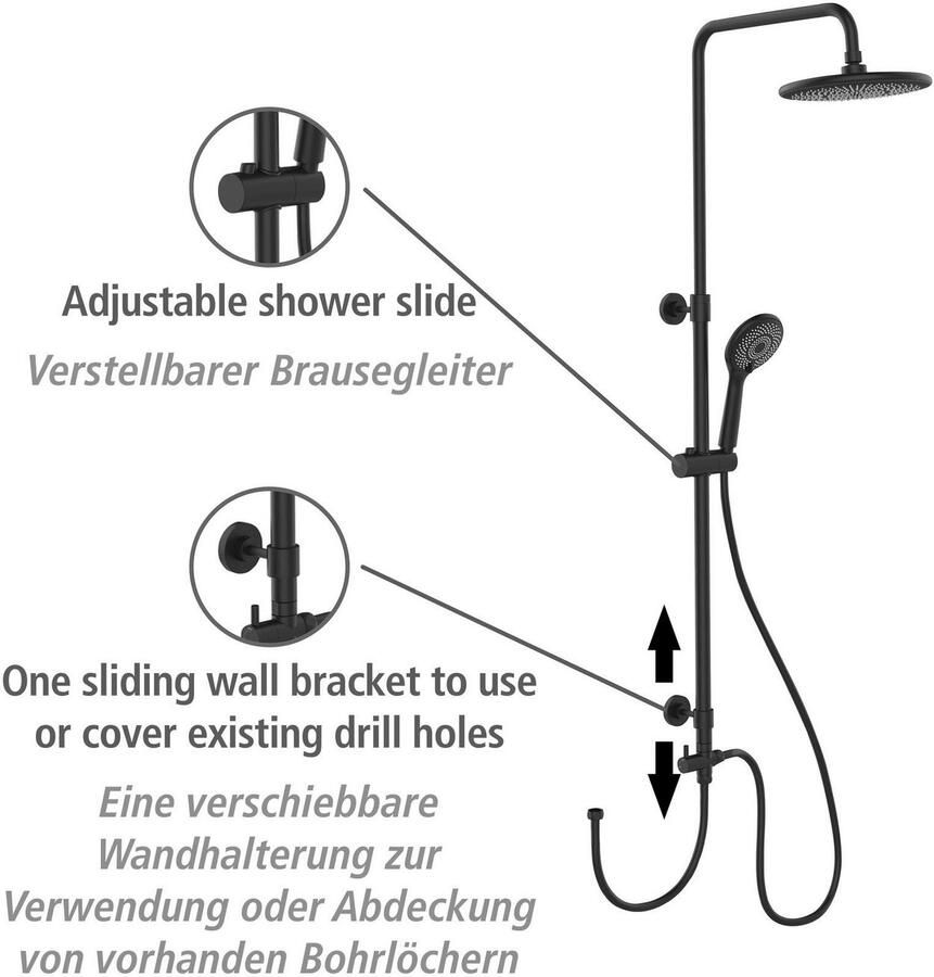 Wenko Douchesysteem Watersaving eenvoudige aansluiting op bestaande kraan of wandbocht - Foto 10