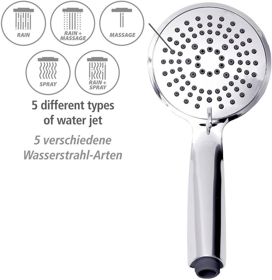 Wenko Douchesysteem Young Eco met thermostaatarmatuur incl. 2 waterbesparende regelaars - Foto 3