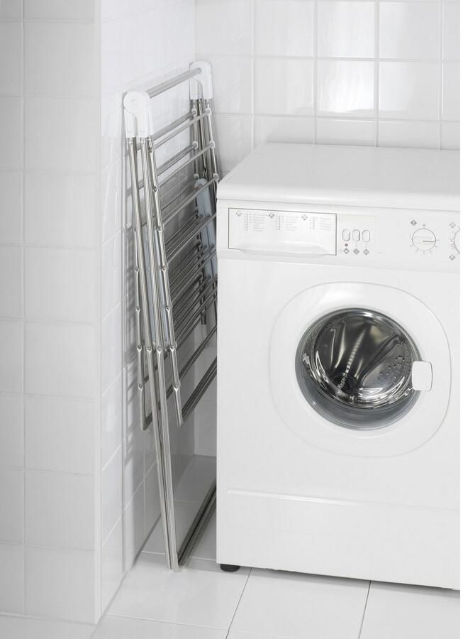 Wenko Droogrek Model Flex Wasdroger met verstelbare vleugels 15 m drooglengte opklapbaar - Foto 4