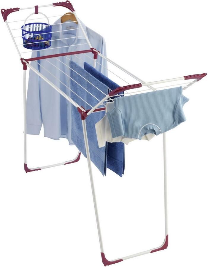 Wenko Droogrek Model Summer Dry Vleugel droogrek 20 m drooglengte met kledinghanger voorziening - Foto 8