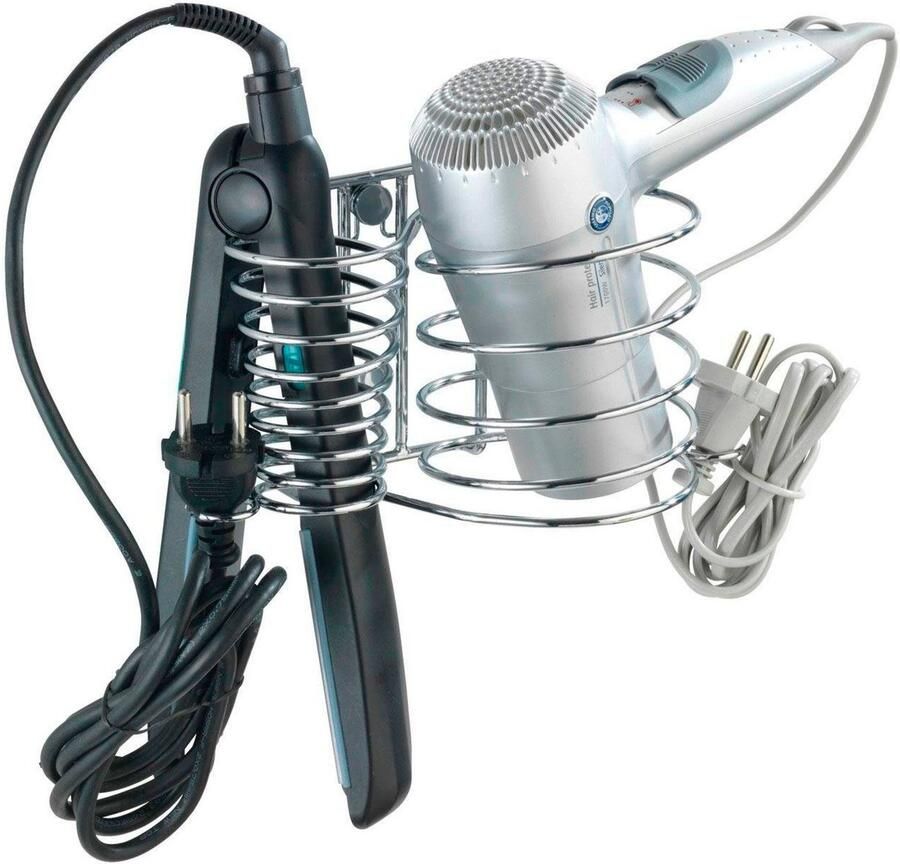 Wenko Haardrogerhouder Milano voor 2 elektrische apparaten