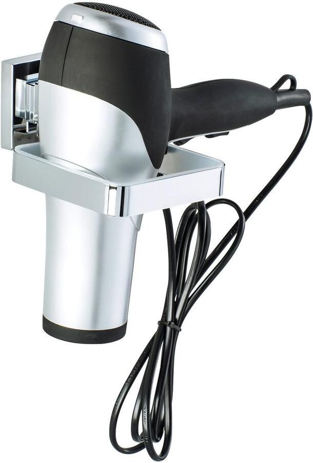 Wenko Haardrogerhouder Vacuum-Loc Quadro Bevestiging met zuignap - Foto 6
