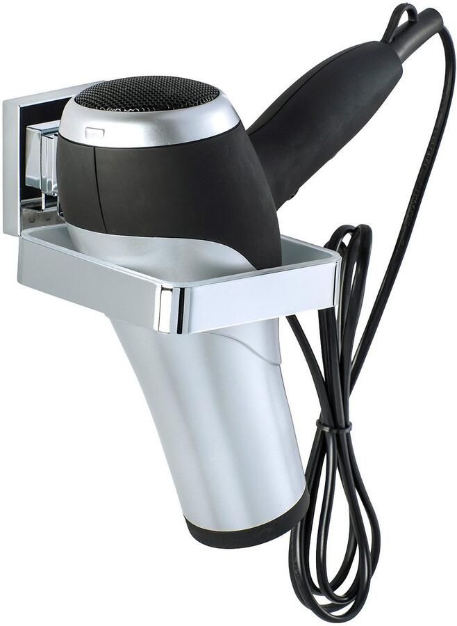 Wenko Haardrogerhouder Vacuum-Loc Quadro Bevestiging met zuignap - Foto 5