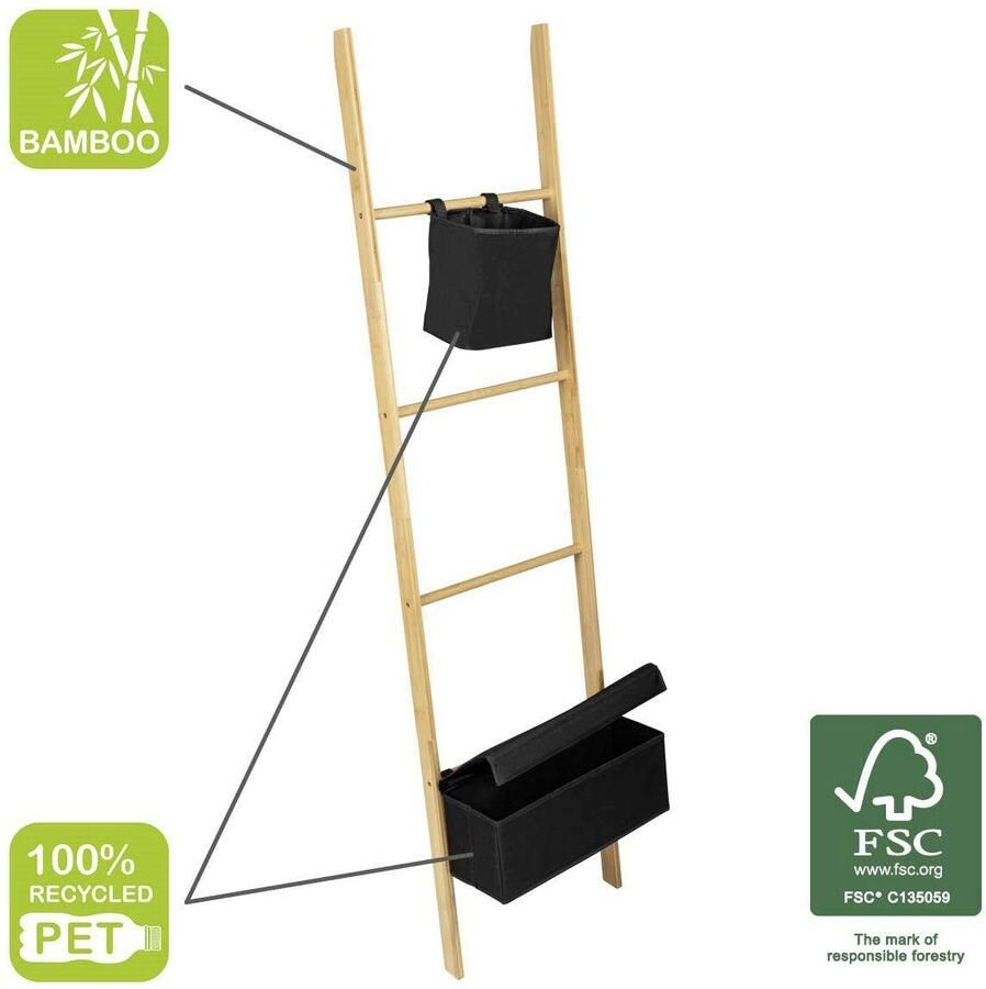 Wenko Handdoekenladder Ecori met 2 vakken - Foto 2