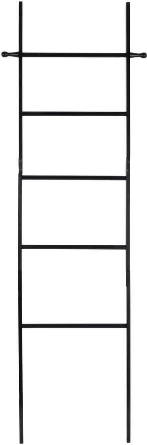 Wenko Handdoekenladder Loft Bamboe zwart gelakt - Foto 8