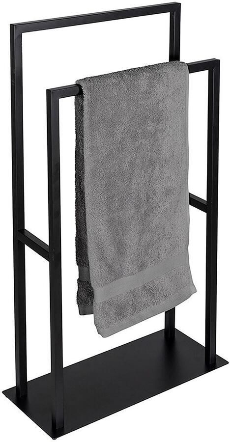 Wenko Handdoekenrek Model Rivaltana vrijstaand voor handdoeken en kleding roestvrij staal industriële stijl - Foto 5