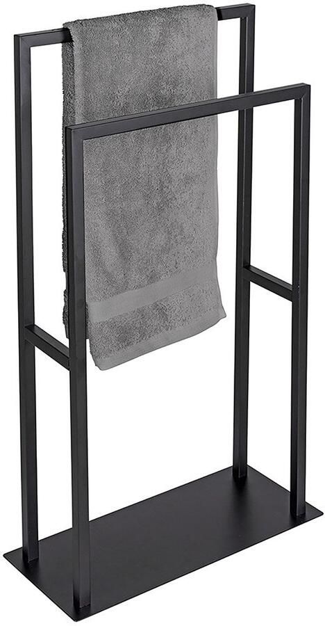 Wenko Handdoekenrek Model Rivaltana vrijstaand voor handdoeken en kleding roestvrij staal industriële stijl - Foto 3