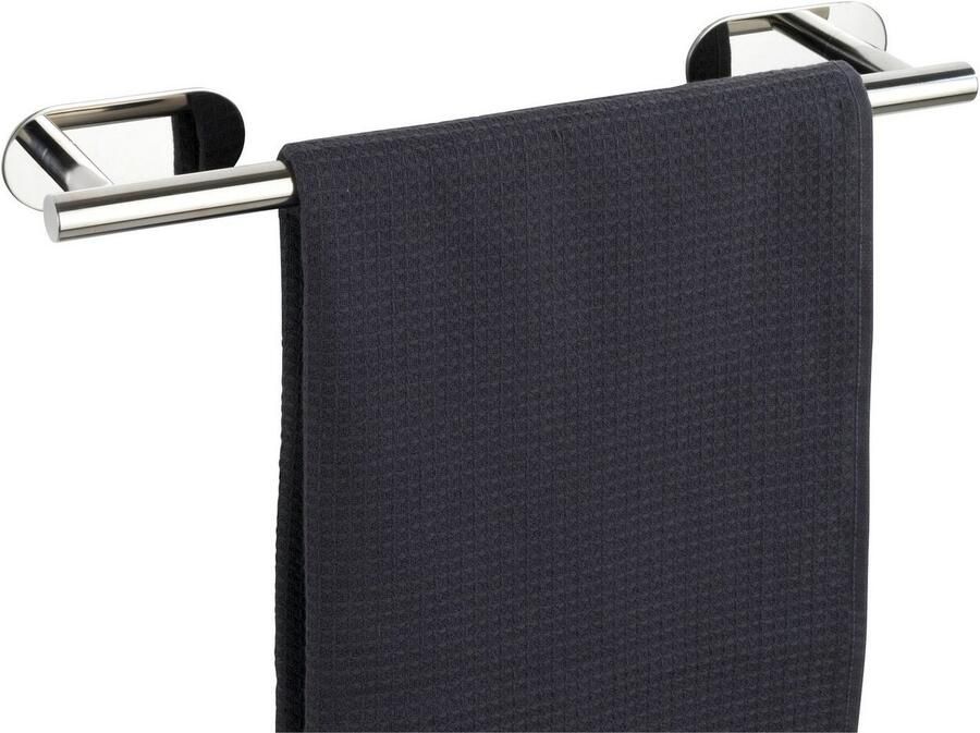 Wenko Handdoekhouder Orea Shine Bxdxh: : 40x7x4 5 cm bevestigen zonder boren