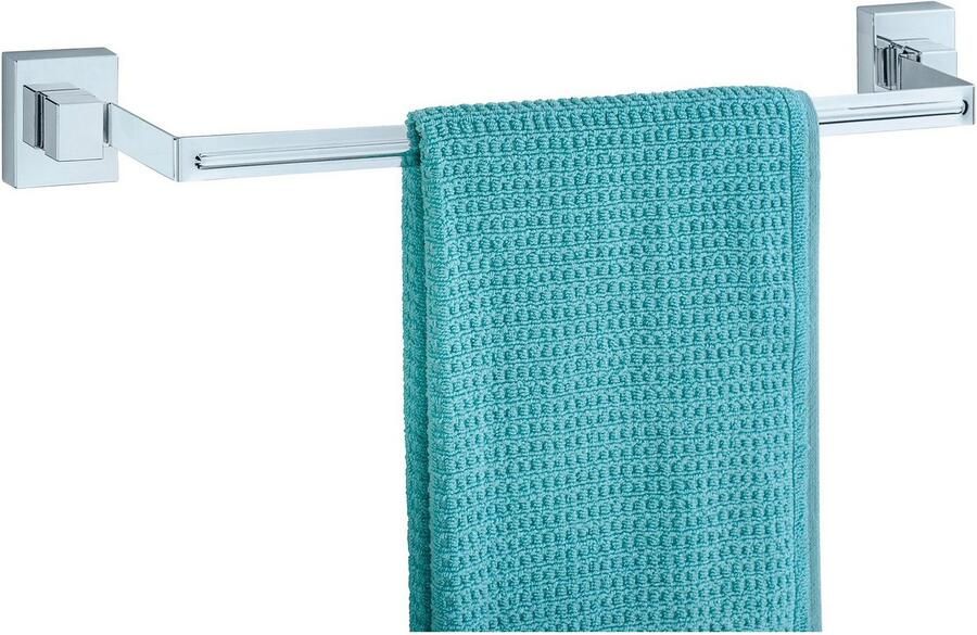 Wenko Handdoekhouder Vacuum-Loc Quadro Handdoekstang Uno bevestigen zonder boren - Foto 4